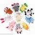 Easter Egg Fillers School Animal Finger Puppet Toys for All Ages Mini Plush Toys Kids Toys Category Soft Hand Finger Puppet Games for Autistic Children Great Family Parents Talking Stories B07Q13YSFM